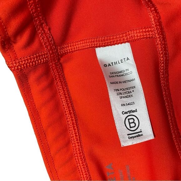 ATHLETA Contender Tight in Powerlift Red Size Small Tall - Picture 6 of 7